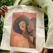 Load image into Gallery viewer, Playin&#39; Tote Bag- Natural
