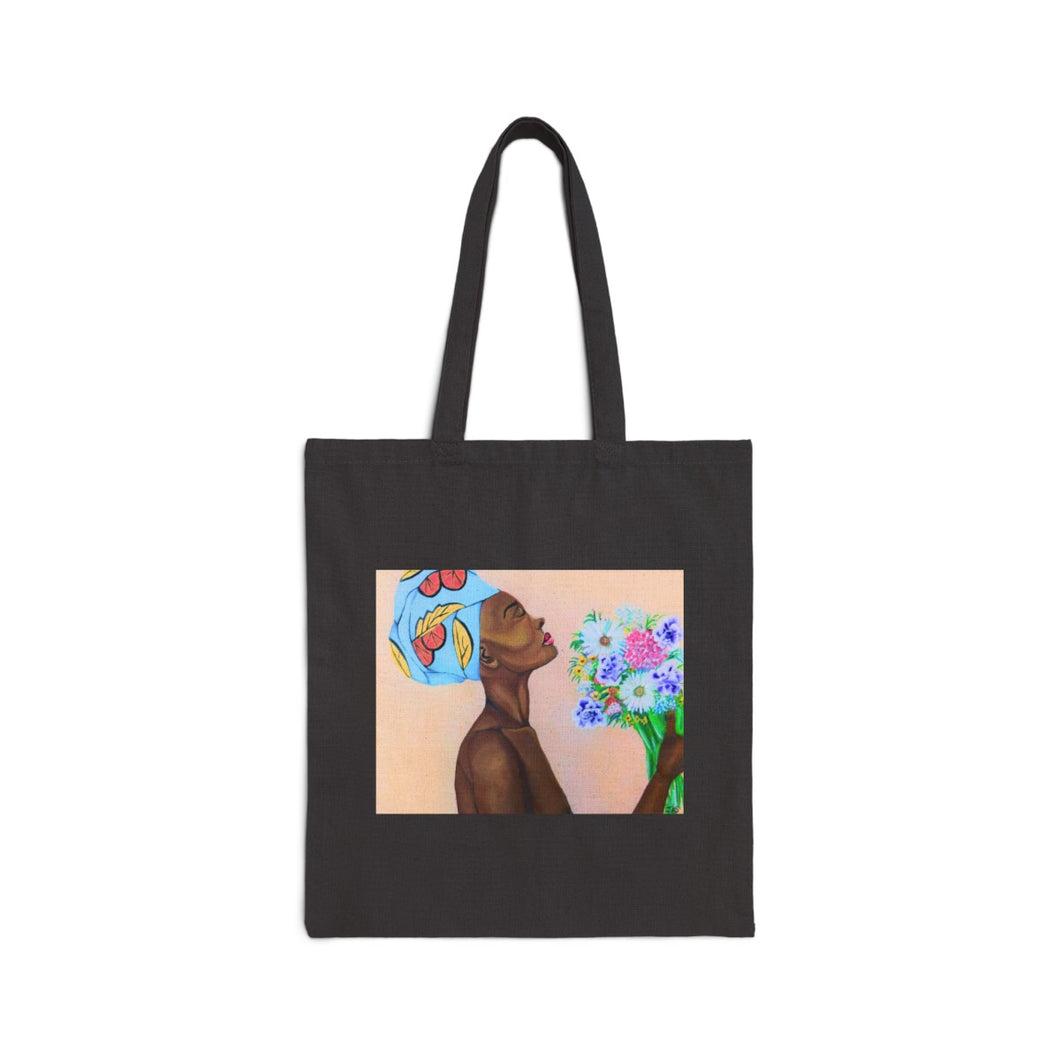 Mother and Earth Tote Bag- Black